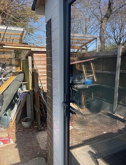 Exterior finishing paneling fitted