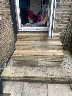 New stairs in situ